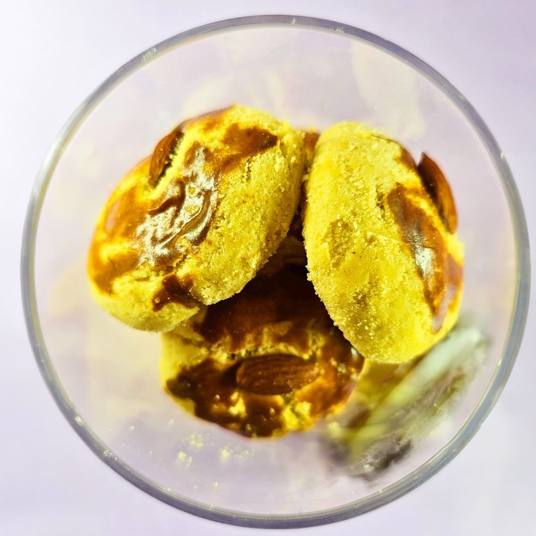 Nankhatai Biscuits in Glass Jar